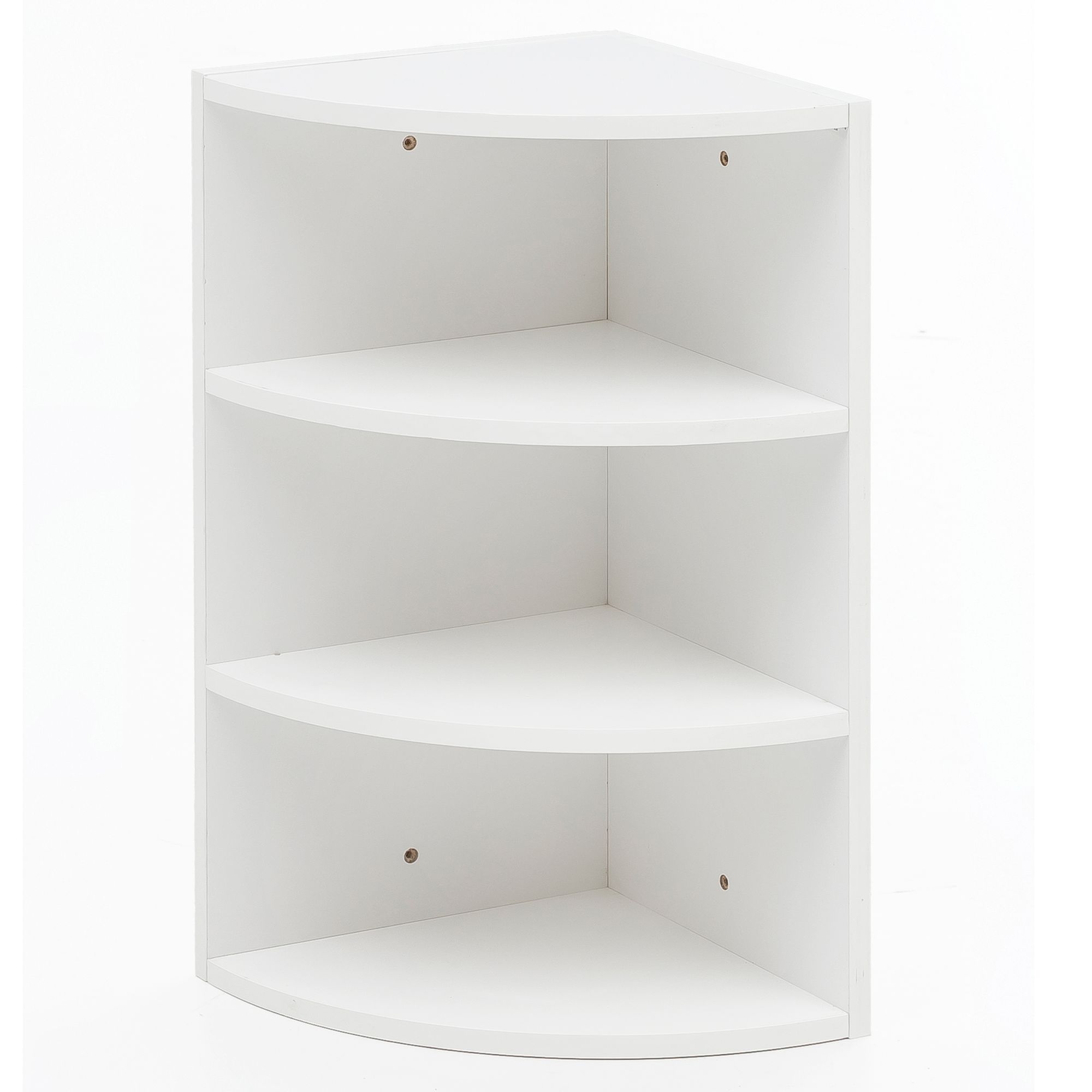 Étagère d’Angle Bois Blanc 30x60x30 cm | 3 Tablettes Ouvertes | Meuble Mural Design Moderne Étagère d’Angle Bois Blanc 30x60x30 cm | 3 Tablettes Ouvertes | Meuble Mural Design Moderne