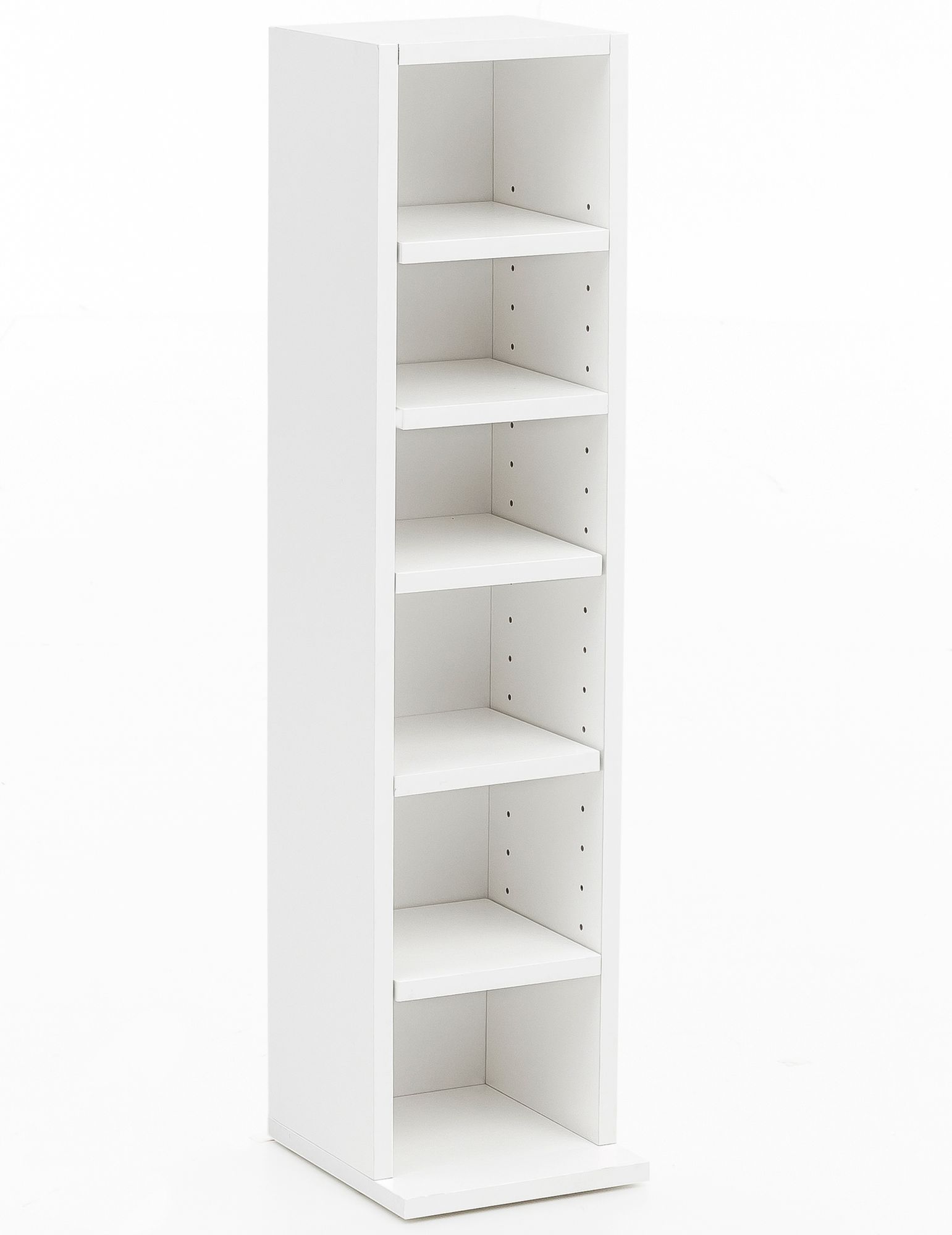 Bibliothèque design blanche | Bois mélaminé | 21x91x25,5 cm 6 compartiments Bibliothèque design blanche | Bois mélaminé | 21x91x25,5 cm 6 compartiments