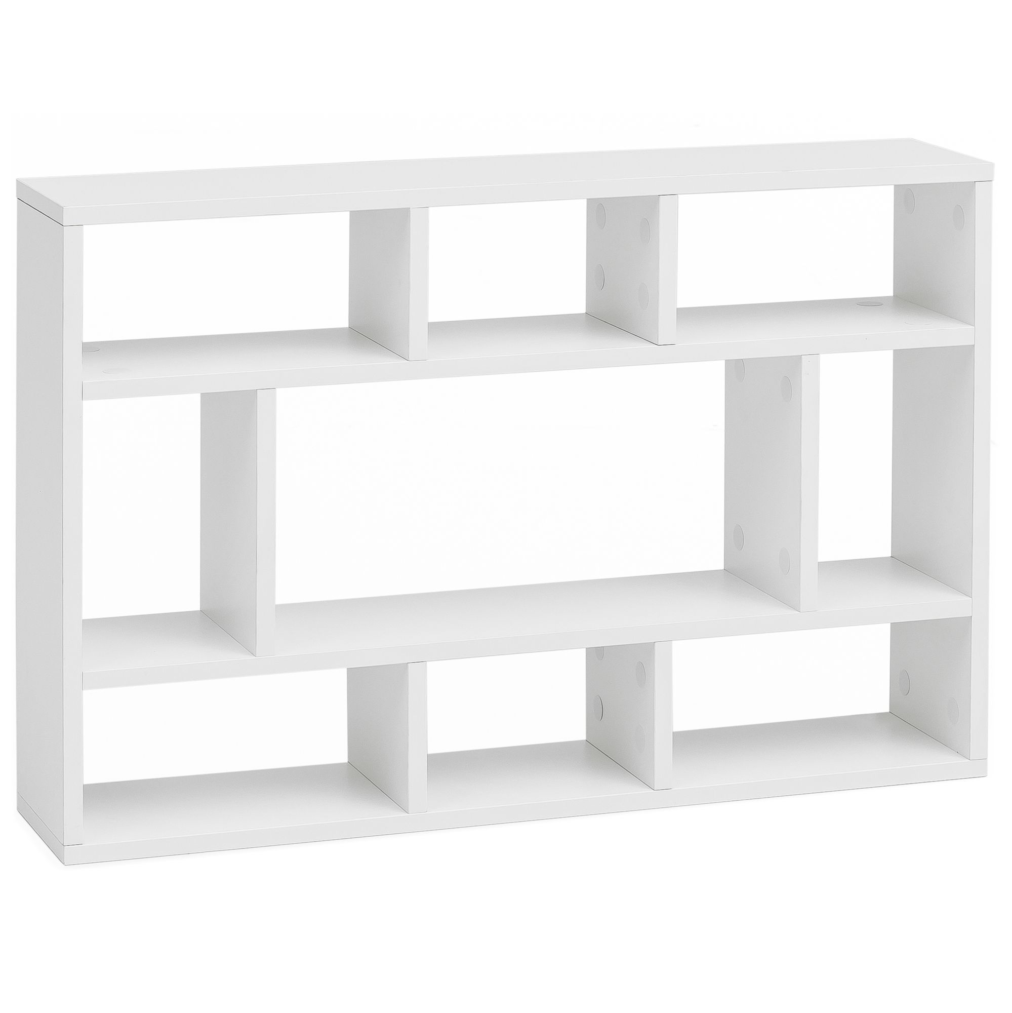 Étagère murale | Bois panneau mélaminé | Blanc | 75x51x16 cm Étagère murale | Bois panneau mélaminé | Blanc | 75x51x16 cm