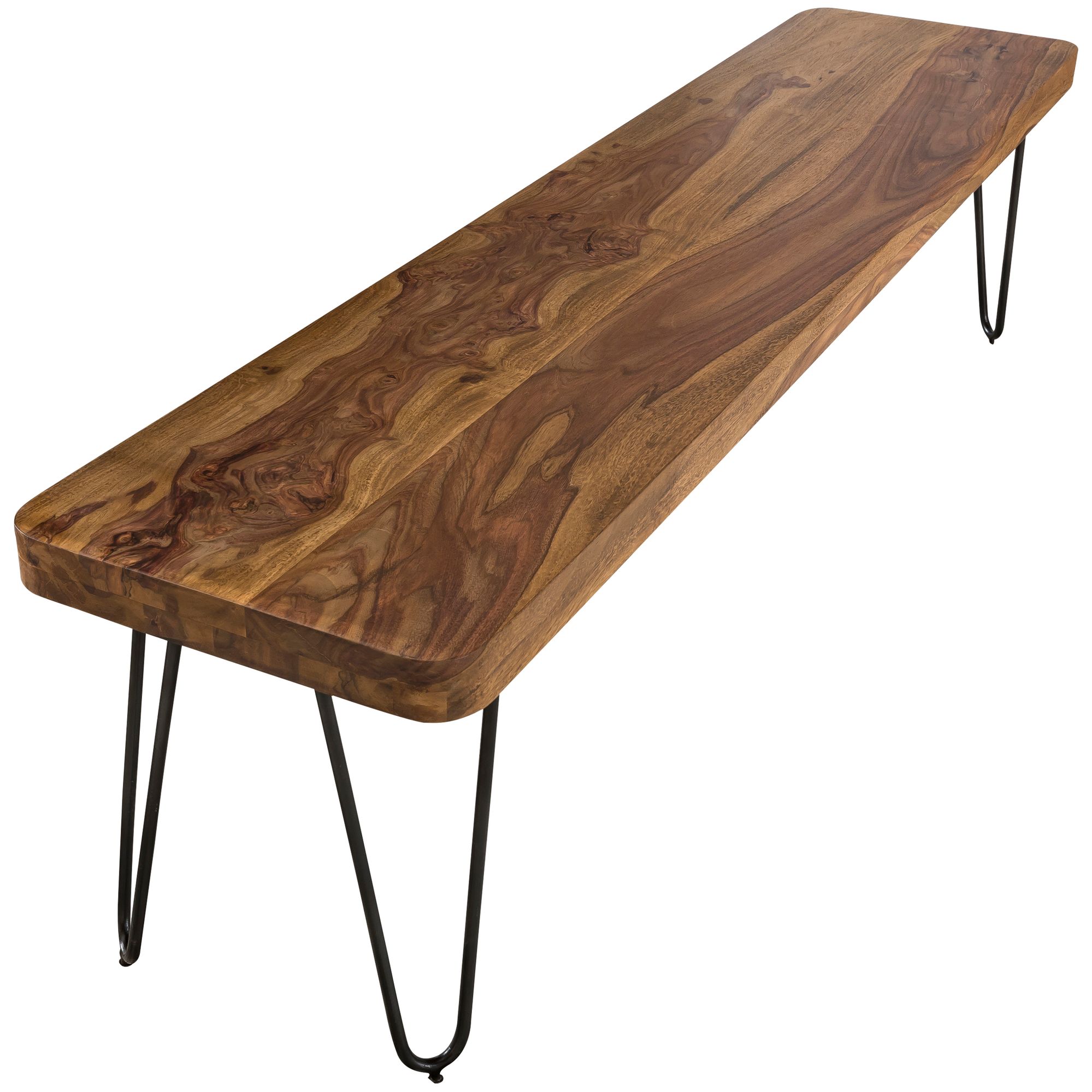Banc de salle à manger BAGLI bois massif Sheesham | Naturel | 180 x 45 x 40 cm Banc de salle à manger BAGLI bois massif Sheesham | Naturel | 180 x 45 x 40 cm