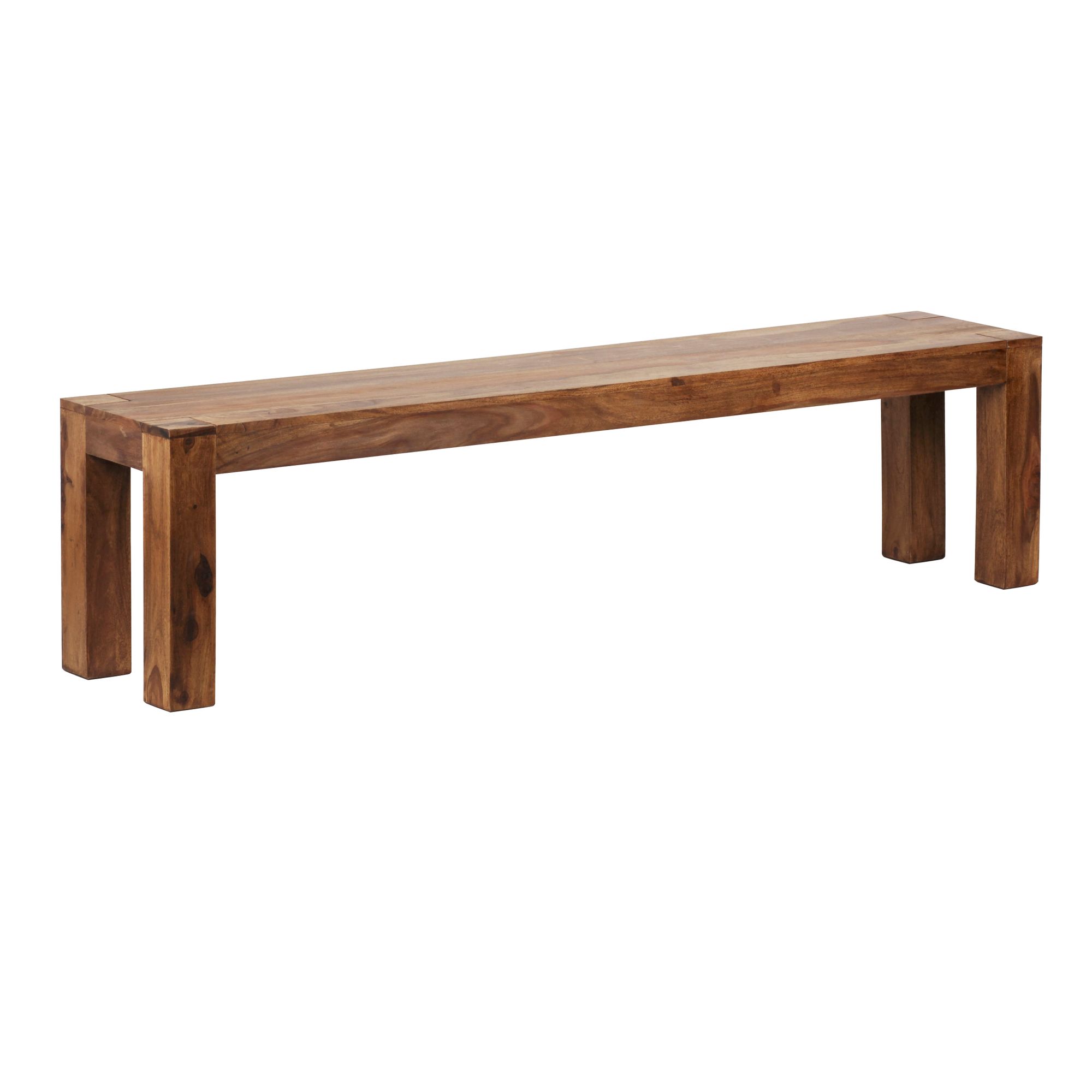 Banc de salle à manger MUMBAI en bois massif Sheesham | Couleur Sheesham | 180 x 45 x 35 cm Banc de salle à manger MUMBAI en bois massif Sheesham | Couleur Sheesham | 180 x 45 x 35 cm